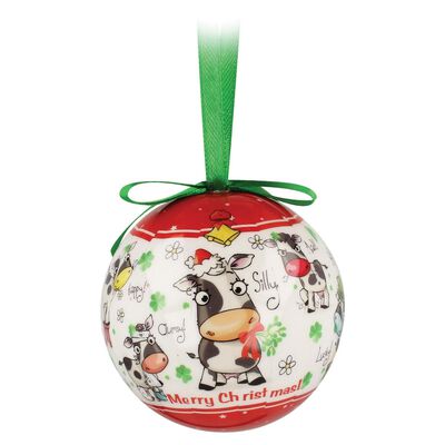 Silly Cows Paper Bauble